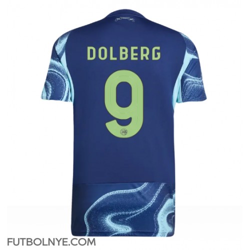 Camiseta Ajax Kasper Dolberg #9 Visitante Equipación 2025-26 manga corta Camiseta Ajax Kasper Dolberg #9 Visitante Equipación 2025-26 manga corta